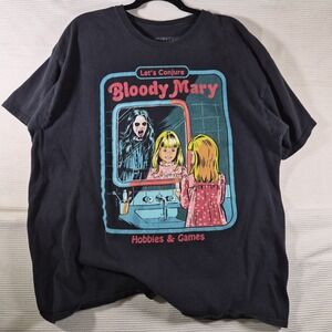 Creepy Co Bloody Mary Graphic T Shirt Men's Medium/Womens XL Horror Tee‎